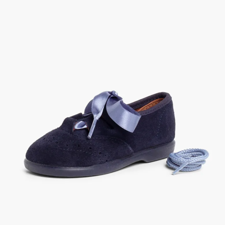 Zapato Inglés Niños en Serraje
