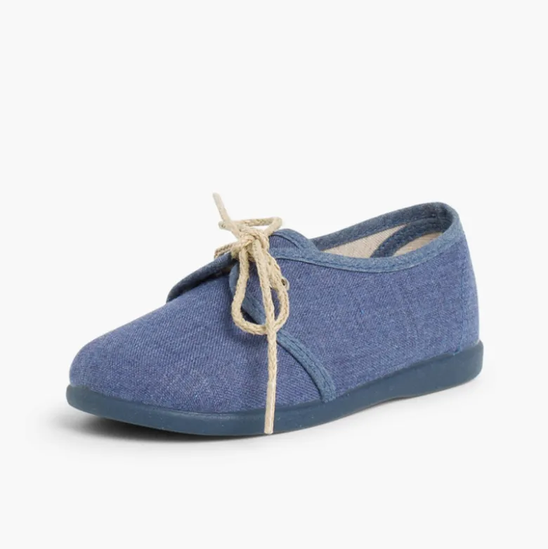 Zapatos Blucher Niños Lona