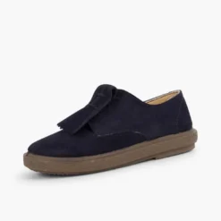 Zapatos blucher serraje flecos lisos