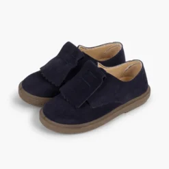 Zapatos blucher serraje flecos lisos