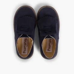 Zapatos blucher serraje flecos lisos