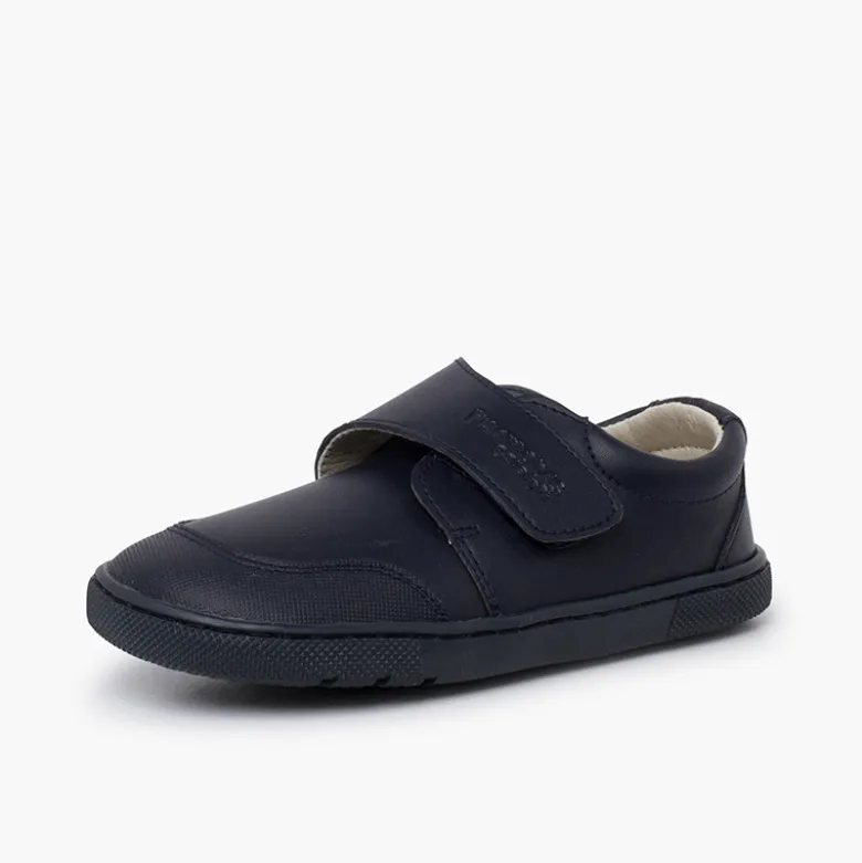 Zapatos colegiales barefoot puntera reforzada