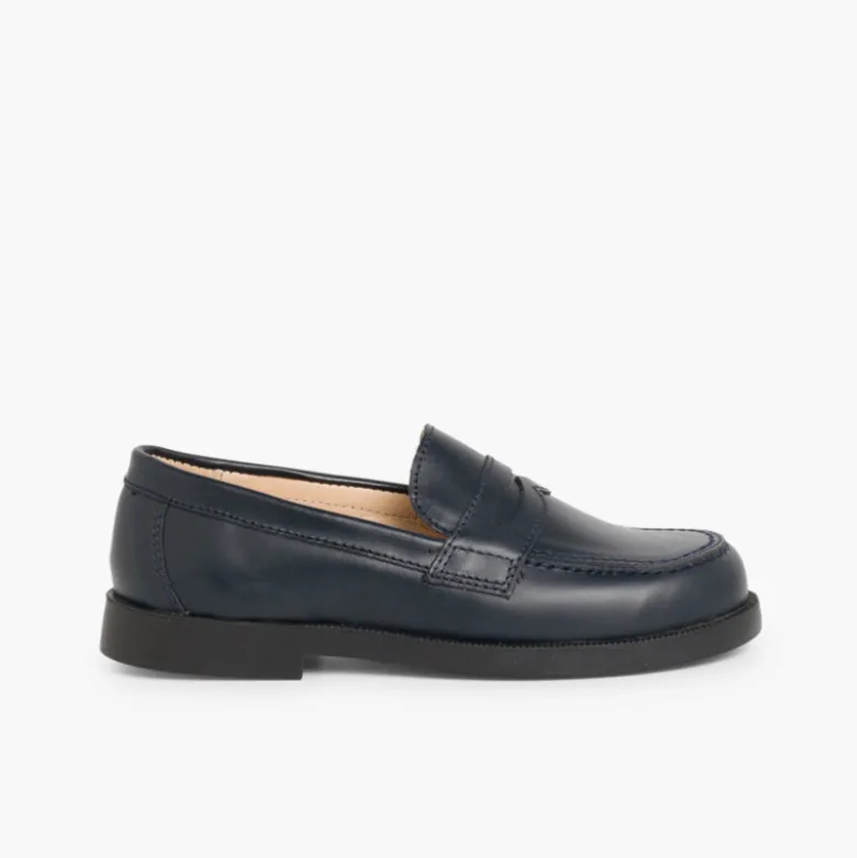 Zapatos Colegiales Escolares Niño Mocasines