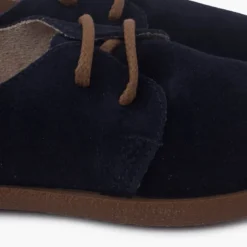 Zapatos cordones serraje suela caramelo