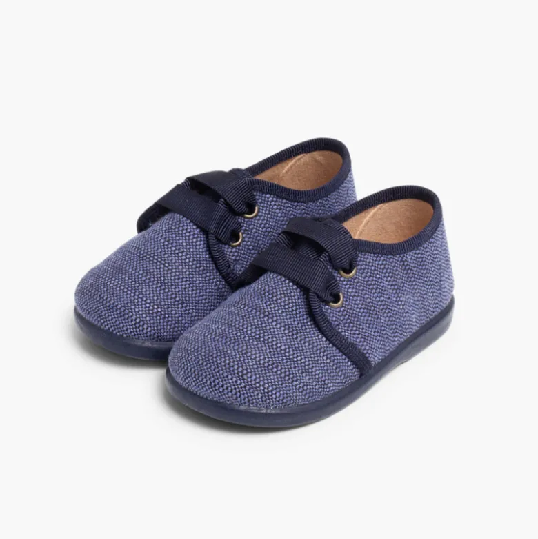 Zapatos de Tela Tipo Blucher Niño