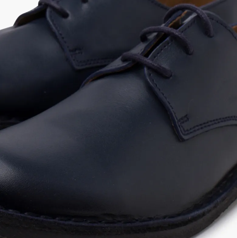 Zapatos niño blucher piel cordones