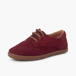 Zapatos oxford serraje suela caramelo